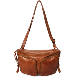 Pia Ries - Washed Large bumbag style 085 - Cognac