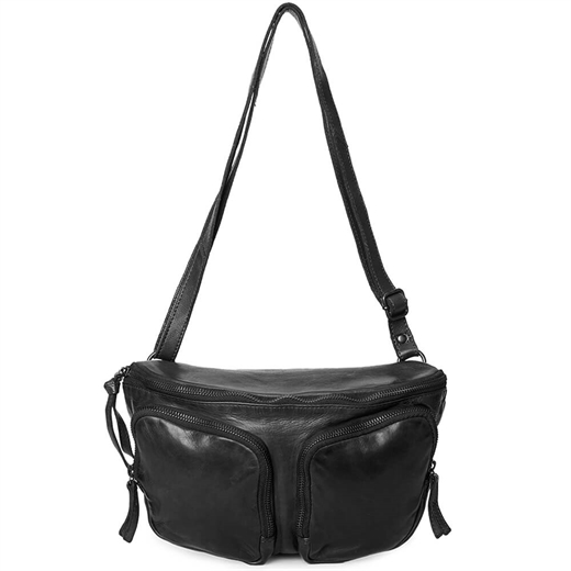 Pia Ries - Washed Large bumbag style 085 - Sort
