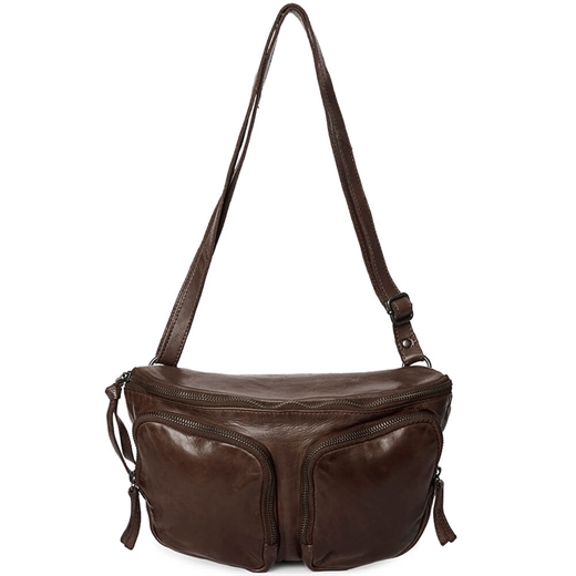 Pia Ries - Washed Large bumbag style 085 - Brun