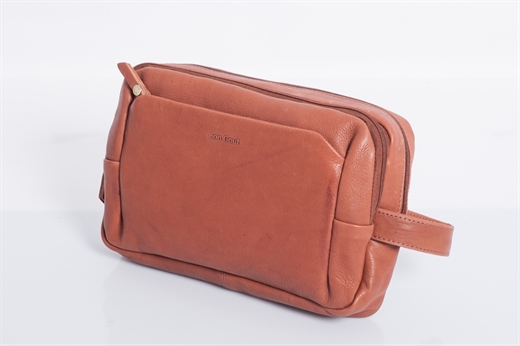 Bon Goût - Toilet Bag Columbia 11096 - Dark Cognac