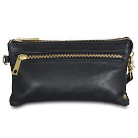 Depeche Golden Deluxe Clutch 11998 Black