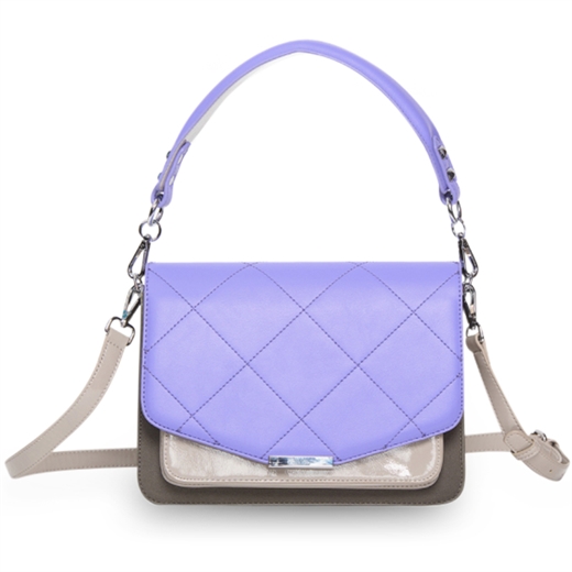 Noella - Blanca Medium Bag - Bright Purple, Grey Lak & Grey