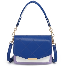 Noella - Blanca Medium Bag - Royal Blue, White & Purple