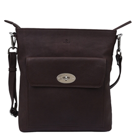 Adax - Ravenna Bianca Crossbody  143836 - Dark Brown