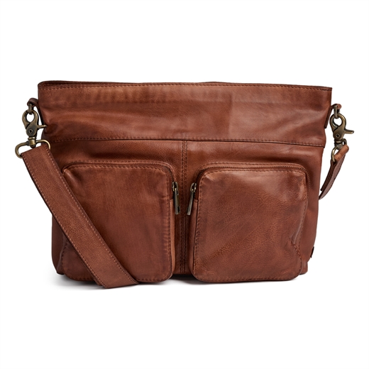 Depeche - Cow Ricano Shoulderbag 16536 - Vintage Cognac