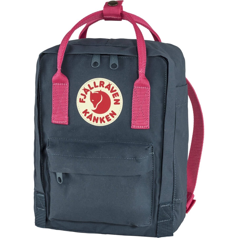Fjällräven - Kånken Mini rygsæk - Royal Blue & Flamingo Pink - Altid hurtig levering