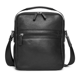 Herre Cross Body Stor Fv. Sort