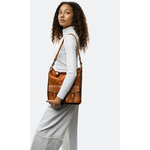 ReDesigned Heda Crossbody - Big - Burned Tan