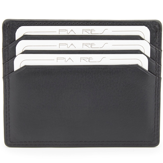 Pia Ries - Kort etui style 753 - Sort