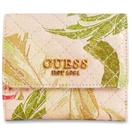 Guess - Nerina SLG Card & Coin Purse - Peach Floral
