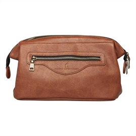 Coming Copenhagen - Nich Frame Wash Bag - Bison Brown