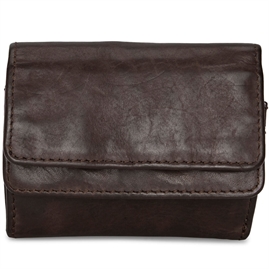 Pia Ries - Washed pung med klap style 051 - Brun