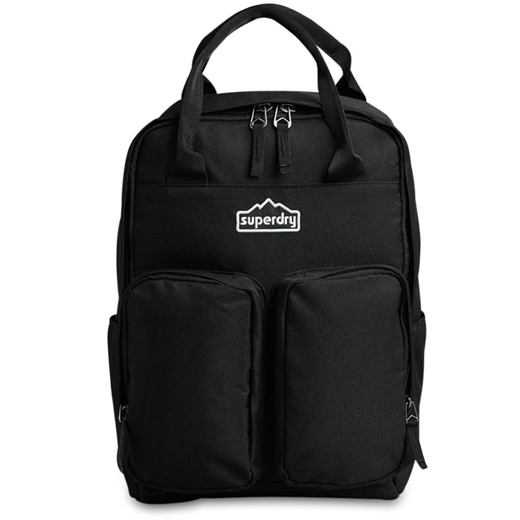 Superdry - Vintage top handle backpack - Jet Black 