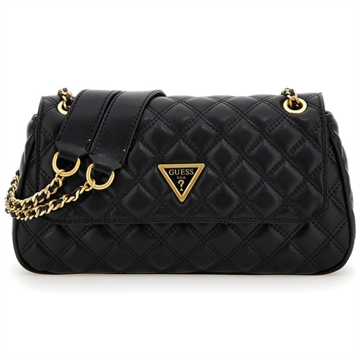 Guess - Giully Convertible Xbody Flap Bag - Black