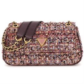 Guess - Giully Convertible Xbody Flap Bag - Purple Multi