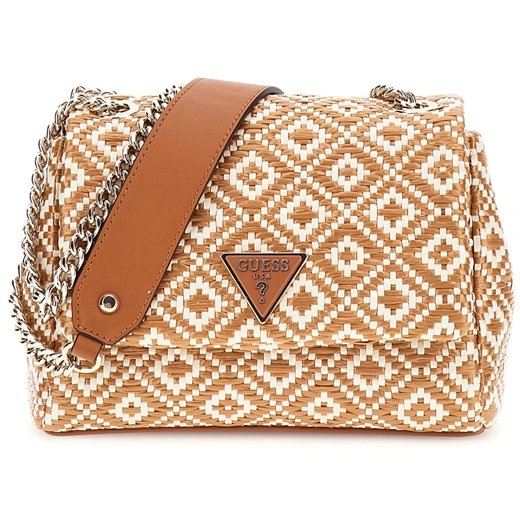 Guess - Rianee Convertible Crossbody Flap - Cognac