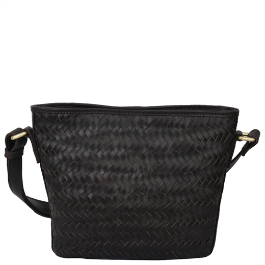Adax - Lucca Celeste Shoulder Bag  201052 - Dark Brown